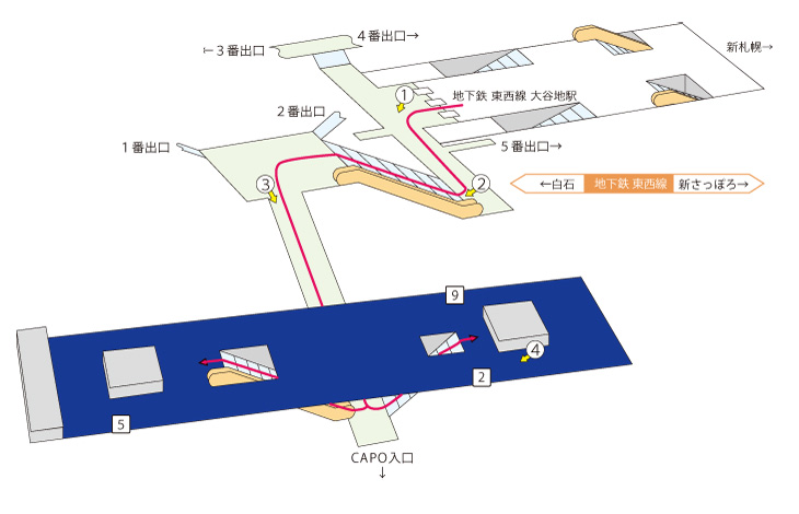 大谷地バスターミナル詳細 時刻表 路線図 のりば案内 Jhb ジェイ アール北海道バス